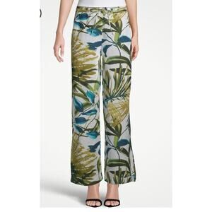 Chico’s linen blend wide leg pants w/ Pockets Size 2R (12)